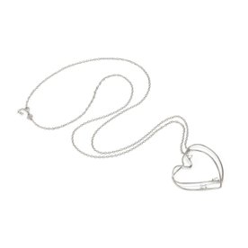 Nomination My rebel art ezüst nyaklánc nagy szív medállal - 242808-010