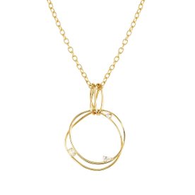 Nomination My rebel art aranyozott ezüst nyaklánc kör medállal - 242807-012