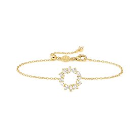 Nomination Colour wave aranyozott ezüst karkötő kör medállal - 149881-020