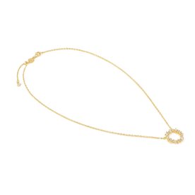 Nomination Colour wave aranyozott ezüst nyaklánc kör medállal - 149884-020