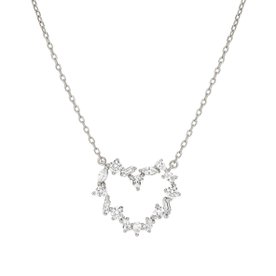 Nomination Colour wave ezüst nyaklánc szív medállal - 149885-031