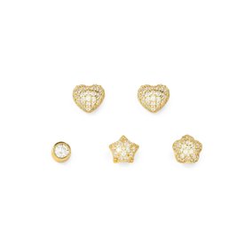 Nomination LifePoetry aranyozott ezüst fülbevaló szett - 242709-020