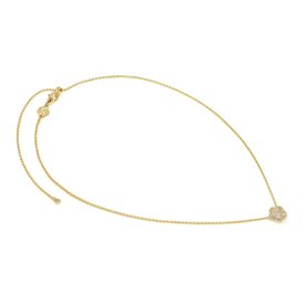 Nomination LifePoetry domború virág aranyozott ezüst nyaklánc - 242704-012