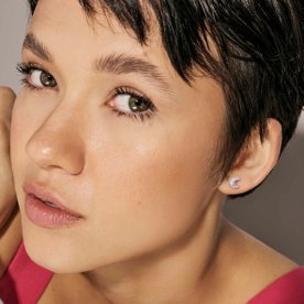 Nomination LifePoetry domború hold ezüst fülbevaló - 242707-022