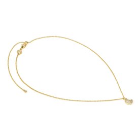 Nomination  LifePoetry domború hold aranyozott ezüst nyaklánc - 242704-024