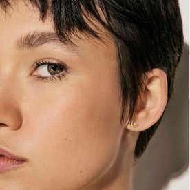 Nomination Dream Beats hold aranyozott ezüst fülbevaló - 242603-024 Nomination Dream Beats hold aranyozott ezüst fülbevaló - 242603-024