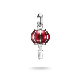 Thomas Sabo Piros lámpás ezüst connect charm - CC1341-041-10 Thomas Sabo Piros lámpás ezüst connect charm - CC1341-041-10