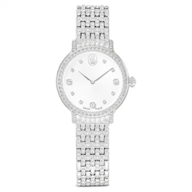 Swarovski Imber ezüst színű óra kristályokkal - 5741229