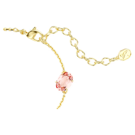 Swarovski Gema arany színű karkötő függő színes kristályokkal - 5737442