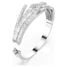 Swarovski Matrix ezüst színű karperec kristályokkal - 5726294