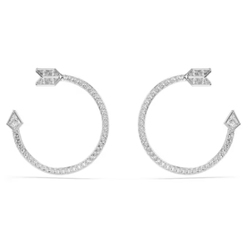 Swarovski Idyllia ezüst színű karika fülbevaló - 5741522