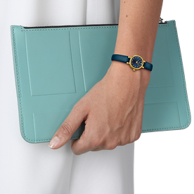 Tissot Lovely Round arany-kék női óra - T1400093604100 - T1400093604100