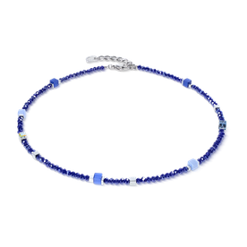 Coeur de Lion Joyful kék-ezüst dupla soros karkötő - 4460/30-0717