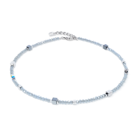 Coeur de Lion Joyful szürke-ezüst dupla soros karkötő - 4460/30-1217