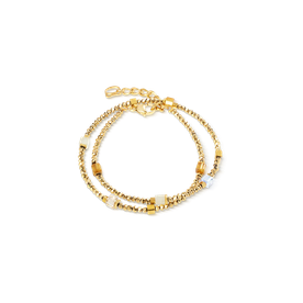 Coeur de Lion Joyful arany-arany dupla soros karkötő - 4460/30-1600