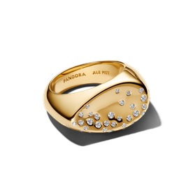 Pandora Ovális shine pecsét gyűrű kövekkel - 164671C01-50 Pandora Ovális shine pecsét gyűrű kövekkel - 164671C01-50