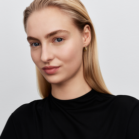 Pandora Organikus formájú shine karika fülbevaló kövekkel - 264663C01 Pandora Organikus formájú shine karika fülbevaló kövekkel - 264663C01