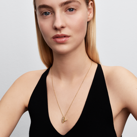 Pandora Shine nyaklánc organikus formájú szív medállal - 364669C01-60 Pandora Shine nyaklánc organikus formájú szív medállal - 364669C01-60