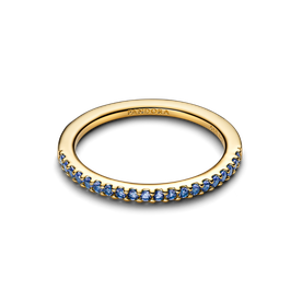 Pandora Szikrázó félig köves kék shine gyűrű - 162999C02-48