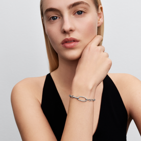 Pandora ME ezüst karkötő nagy ovális nyitható szemmel - 594678C00-1 Pandora ME ezüst karkötő nagy ovális nyitható szemmel - 594678C00-1