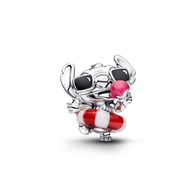 Pandora Disney Stitch strandoló ezüst charm - 794642C01 Pandora Disney Stitch strandoló ezüst charm - 794642C01