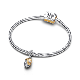 Pandora Disney Moana Fiti szíve bicolor függő charm - 764385C01 Pandora Disney Moana Fiti szíve bicolor függő charm - 764385C01