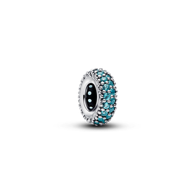 Pandora Jég kék pávé inspiráció ezüst spacer cirkóniával - 791359C01