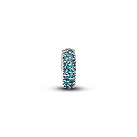 Pandora Jég kék pávé inspiráció ezüst spacer cirkóniával - 791359C01