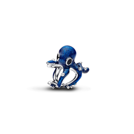 Pandora Kék polip ezüst charm - 794706C01 Pandora Kék polip ezüst charm - 794706C01
