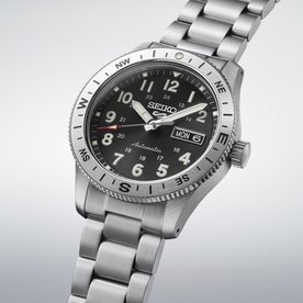 Seiko Seiko 5 Sports Filed fekete számlapos férfi karóra - HBD006K1 - HBD006K1