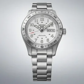 Seiko Seiko 5 Sports Filed fehér számlapos férfi karóra - HBD007K1 - HBD007K1