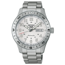 Seiko Seiko 5 Sports Filed fehér számlapos férfi karóra - HBD007K1 - HBD007K1