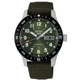 Seiko Seiko 5 Sports Filed férfi zöld számlapos karóra - HBD008K1 - HBD008K1