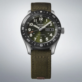 Seiko Seiko 5 Sports Filed férfi zöld számlapos karóra - HBD008K1 - HBD008K1
