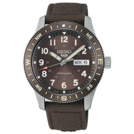Seiko Seiko 5 Sports Filed barna számlapos férfi karóra - HBD009K1 - HBD009K1