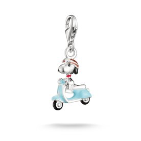Thomas Sabo Snoopy vespán függő ezüst charm - 2243-664-7 Thomas Sabo Snoopy vespán függő ezüst charm - 2243-664-7