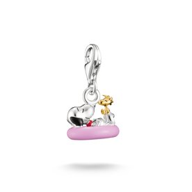 Thomas Sabo Snoopy és Woodstock úszógumin ezüst charm - 2244-427-7 Thomas Sabo Snoopy és Woodstock úszógumin ezüst charm - 2244-427-7