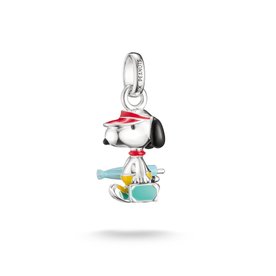 Thomas Sabo Snoopy bőrönddel függő ezüst connect charm - CC1345-664-7 Thomas Sabo Snoopy bőrönddel függő ezüst connect charm - CC1345-664-7