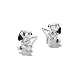 Thomas Sabo Snoopy ezüst fülbevaló cirkónia kővel - H2348-691-14
