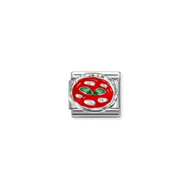 Nomination Pizza ezüst charm - 330204-47