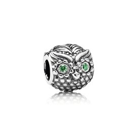 Pandora ékszer Bölcs bagoly ezüst charm cirkóniával 791211CZN