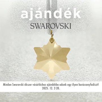 Swarovski ajándék karácsonyfadísz