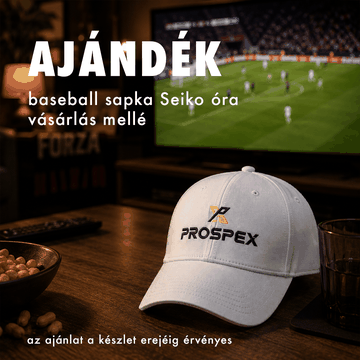 Seiko karóra baseball sapka ajándékkal