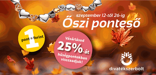  Őszi ponteső - Szerezz több hűségpontot és használd fel okosan!