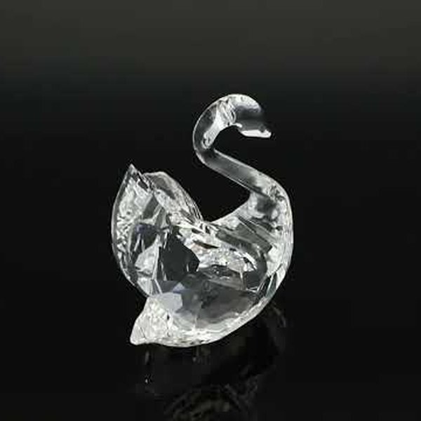 Swarovski ikonikus hattyú nagy kristály dísz