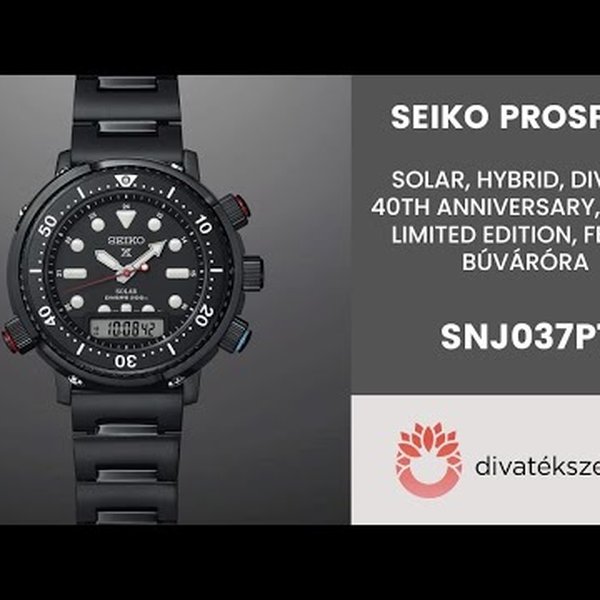 Seiko Prospex Hybrid Diver's 'Arnie' búváróra