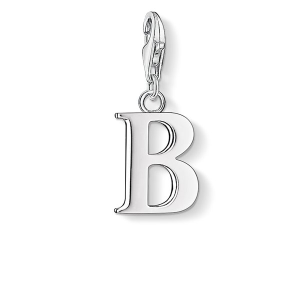 Thomas Sabo B betű ezüst charm 0176-001-12