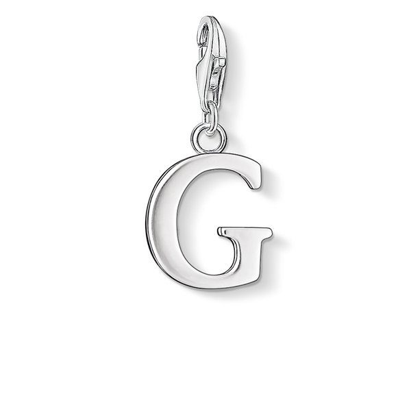 Thomas Sabo G betű ezüst charm 0181-001-12