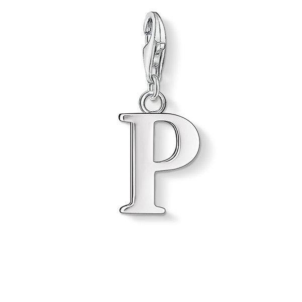 Thomas Sabo P betű ezüst charm 0190-001-12