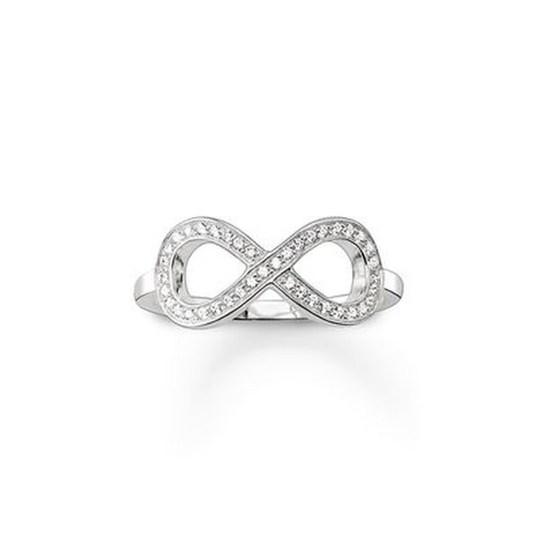 Thomas Sabo Végtelen ezüst gyűrű cirkóniával